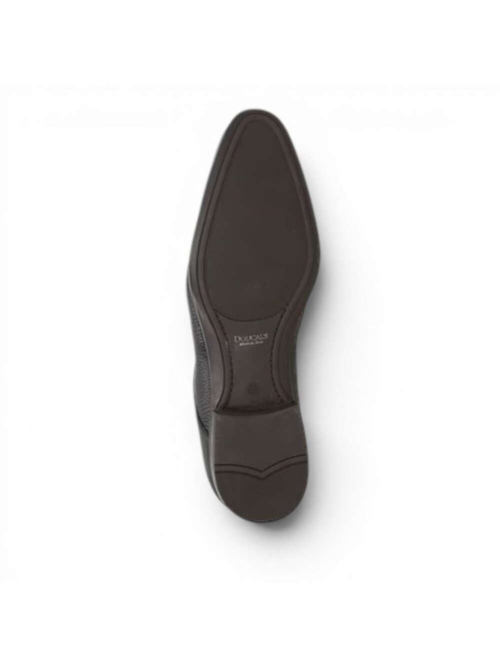 Doucal's Pebbled Leather Derby Dress Shoes Black EU 45 US 12 Made Italy NIB - Picture 5 of 5